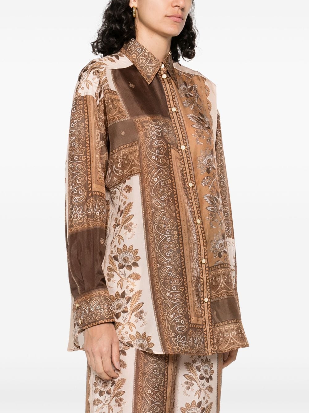 Shirts Zimmermann Shirts Brown Brand