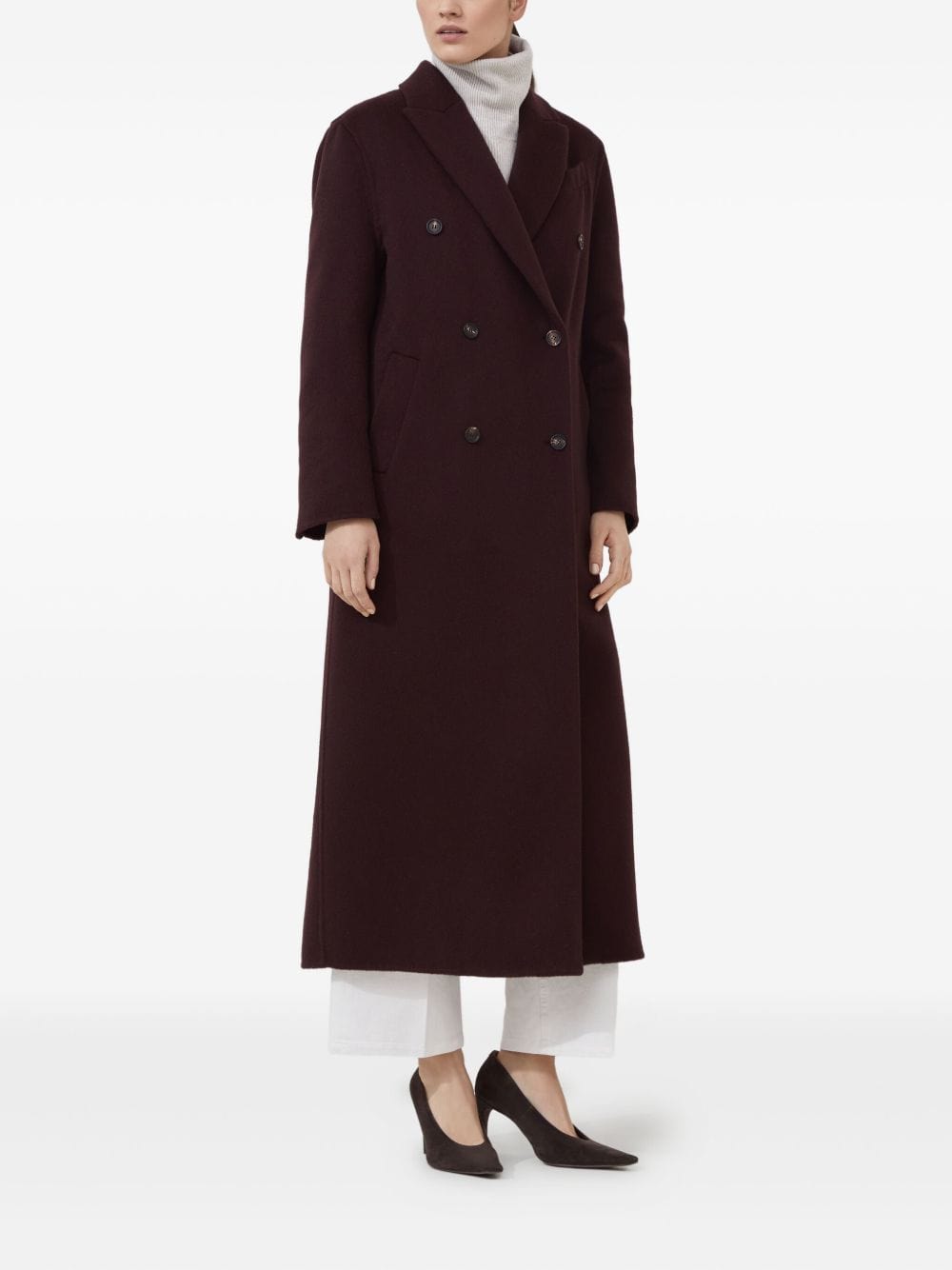 Jackets 44 Brunello Cucinelli Coats Bordeaux Brand