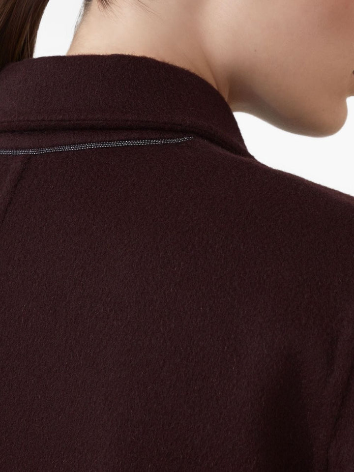 Jackets 44 Brunello Cucinelli Coats Bordeaux Brand