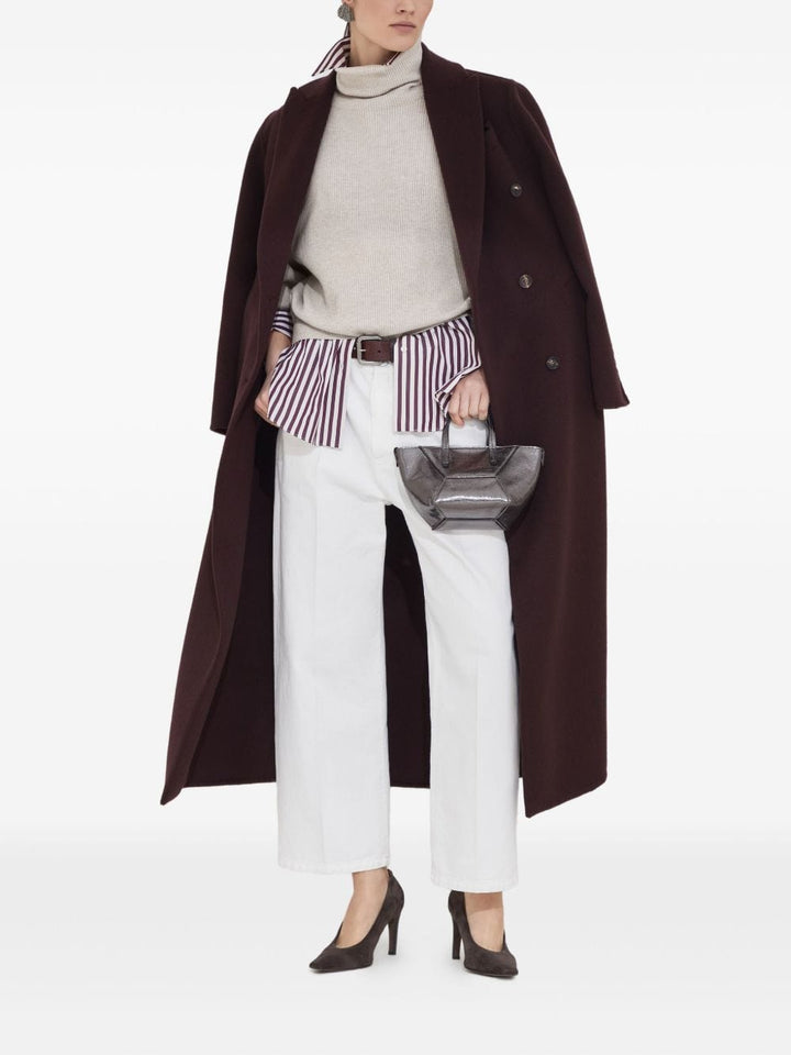 Jackets 44 Brunello Cucinelli Coats Bordeaux Brand
