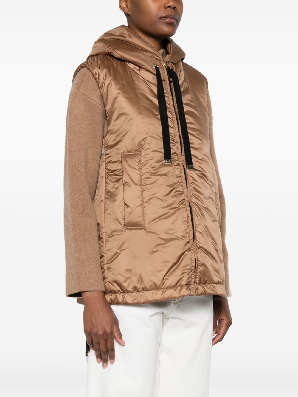 Vests MAX MARA THE CUBE Jackets Brown Brand