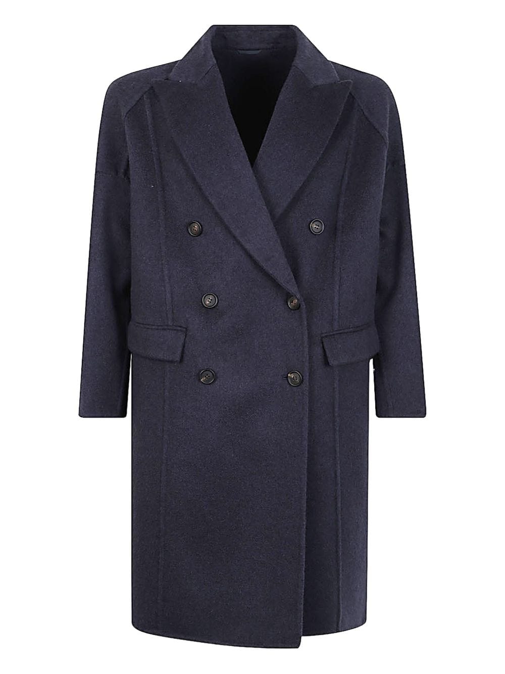 Jackets Brunello Cucinelli Coats Blue Brand