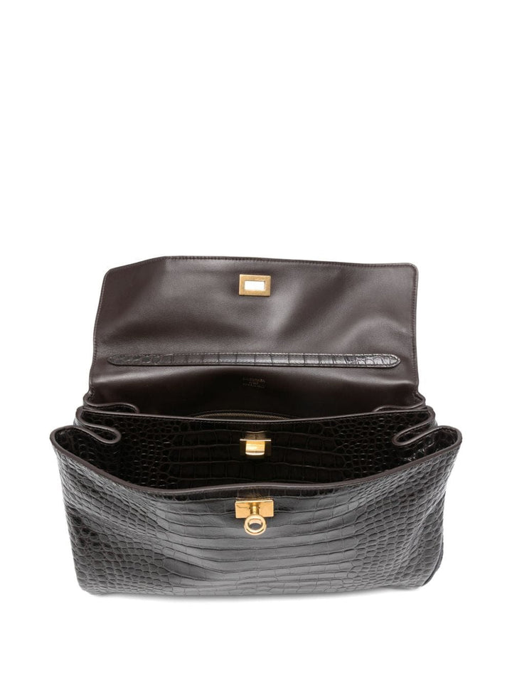 Handbag UNI Balenciaga Rodeo Medium Leather Handbag Brand