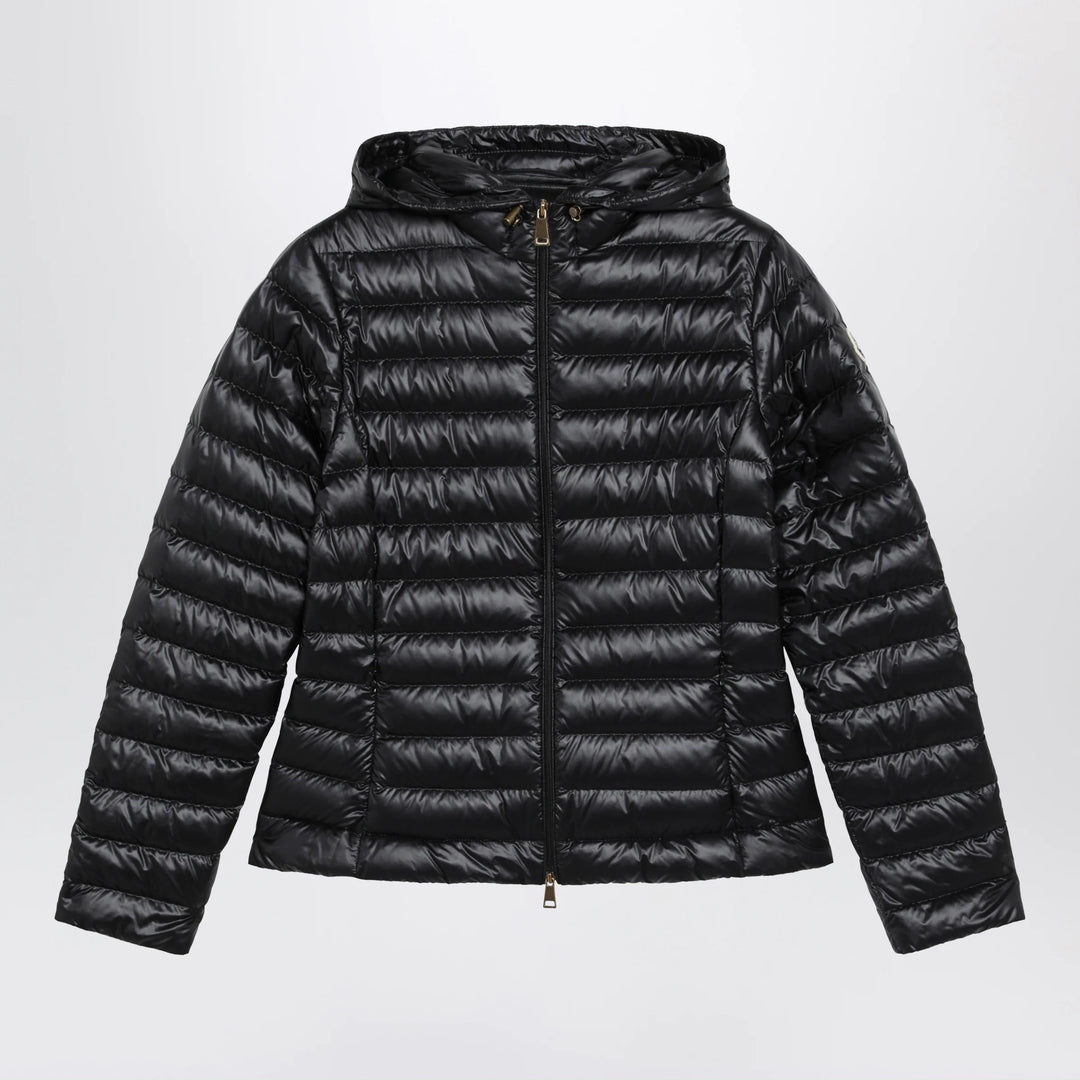 Moncler - Igelhood down jacket in black longue saison