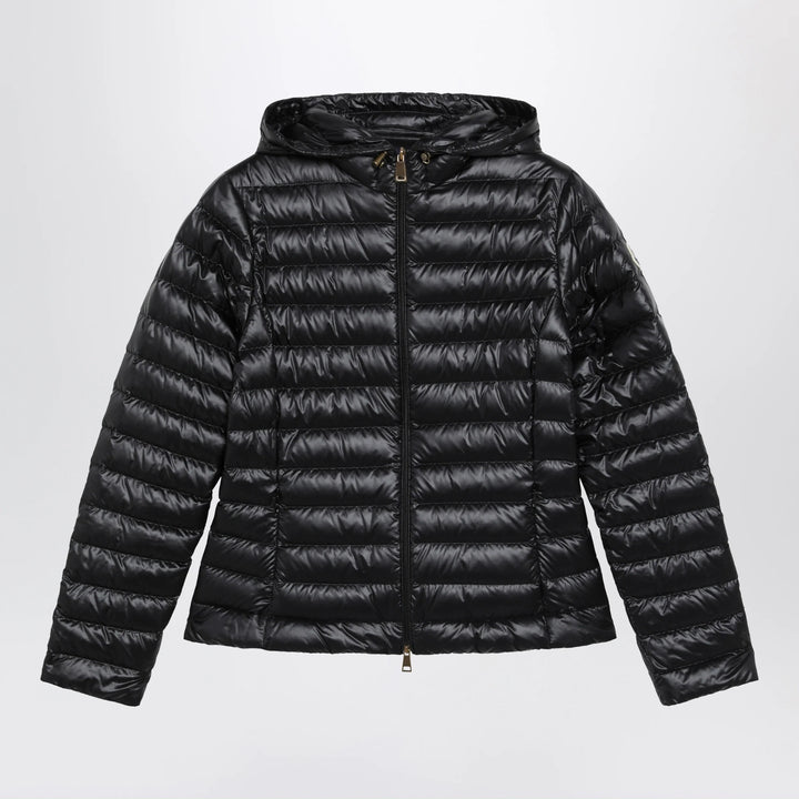 Moncler - Igelhood down jacket in black longue saison