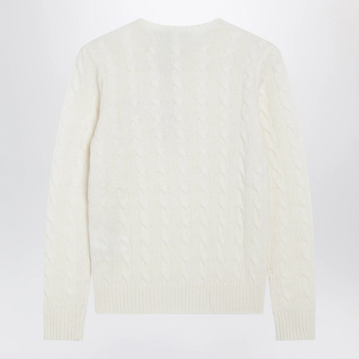 Polo Ralph Lauren - Cable-Knit Sweater in Cream Wool and Cashmere