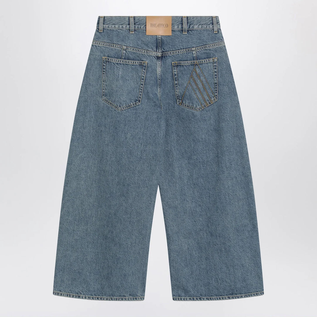 The Attico - Light blue cropped jeans