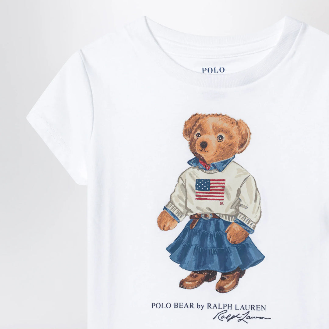 Polo Ralph Lauren - White cotton Polo Bear T-shirt Brand Shirts &amp; Tops