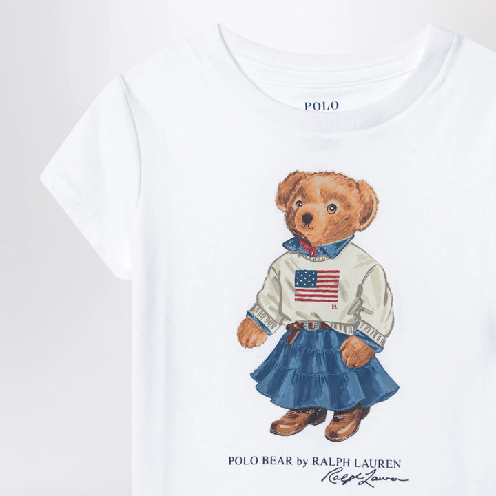 Polo Ralph Lauren - White cotton Polo Bear T-shirt Brand Shirts &amp; Tops