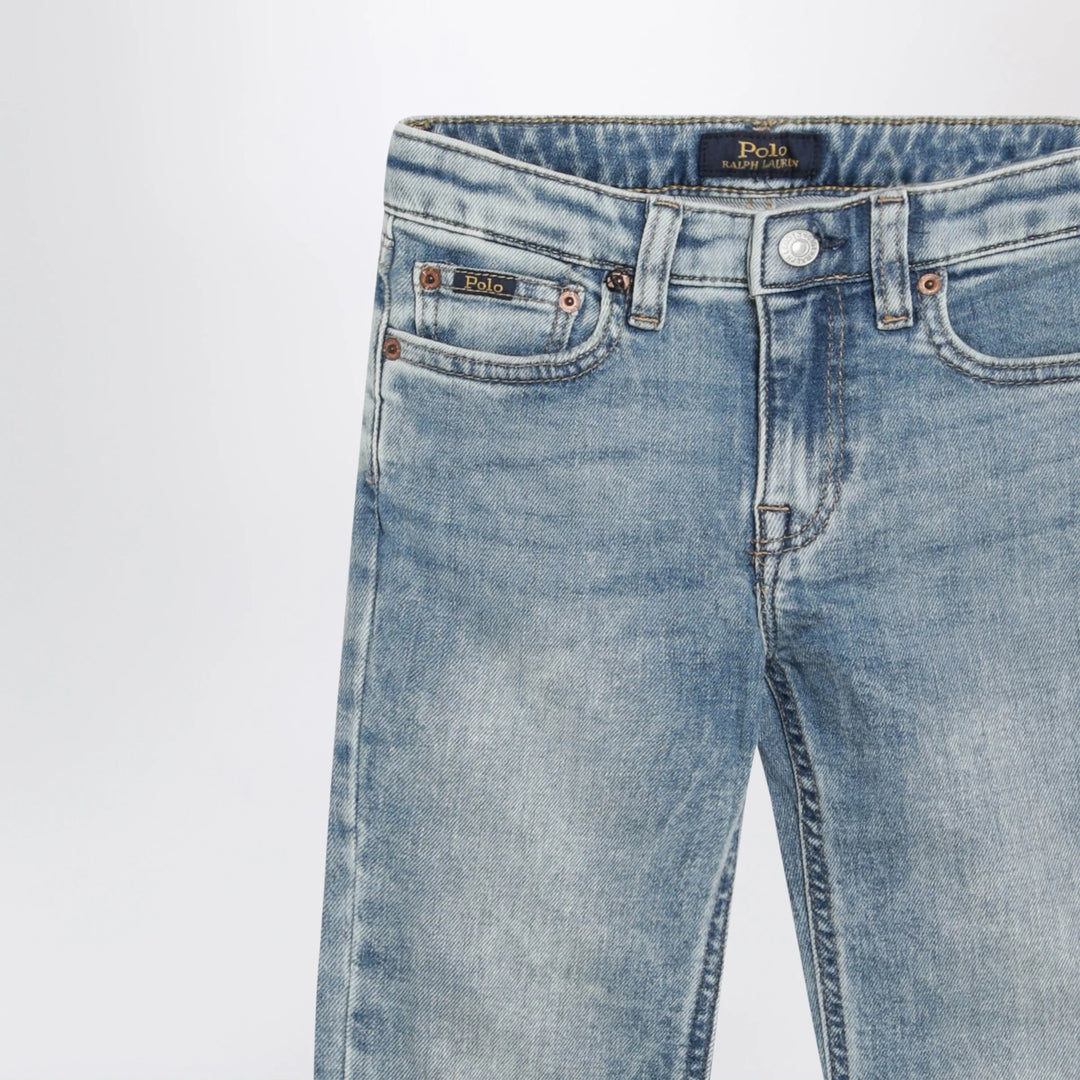 Polo Ralph Lauren - Blue washed-effect jeans