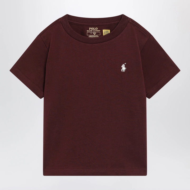 Polo Ralph Lauren - Dark burgundy short-sleeved T-shirt