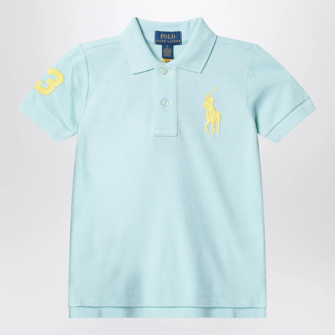 Polo Ralph Lauren - Light blue polo shirt with embroidered logo