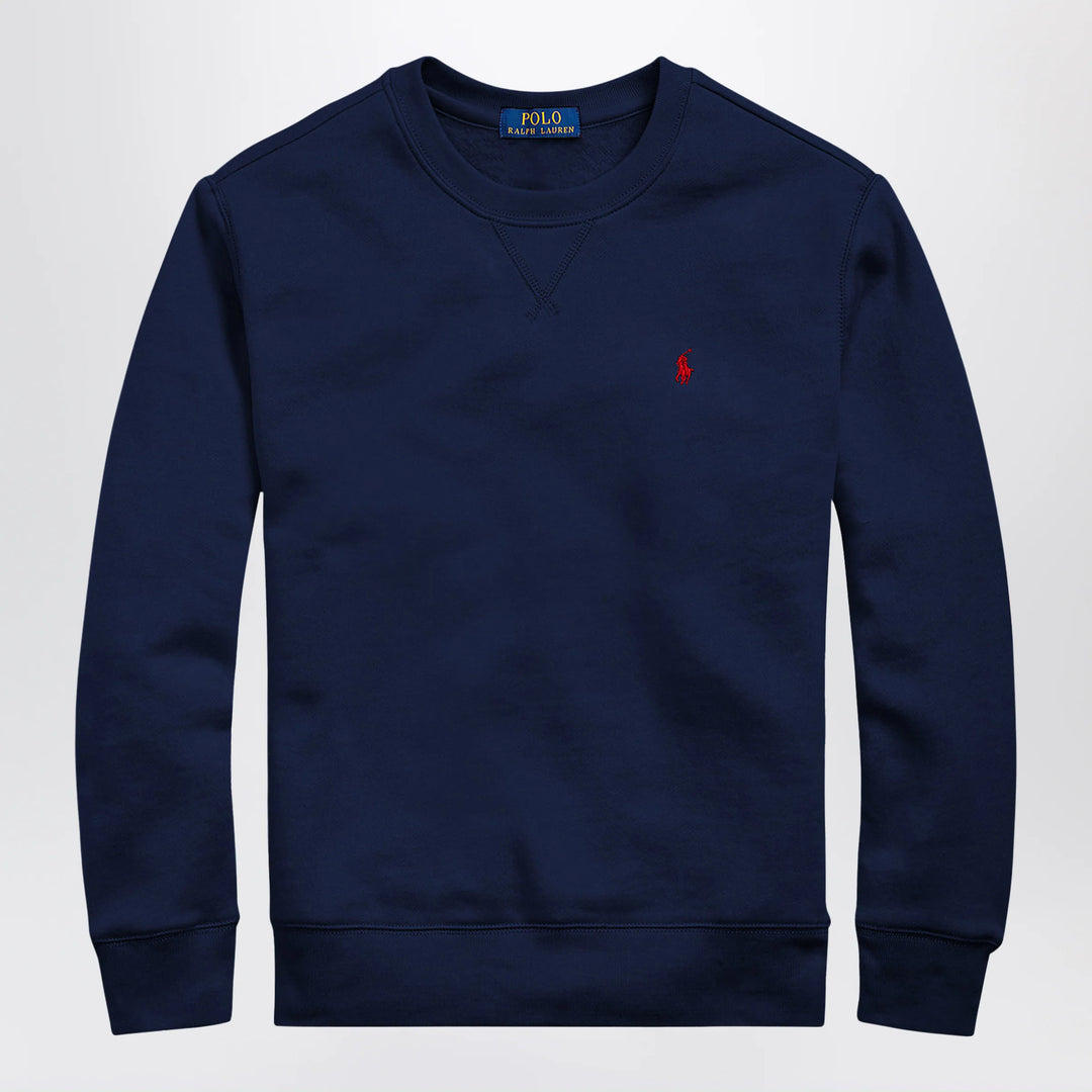 Polo Ralph Lauren - Navy blue cotton blend sweatshirt