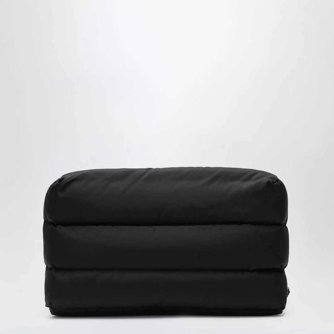 Moncler - Caradoc beauty case in quilted black nylon