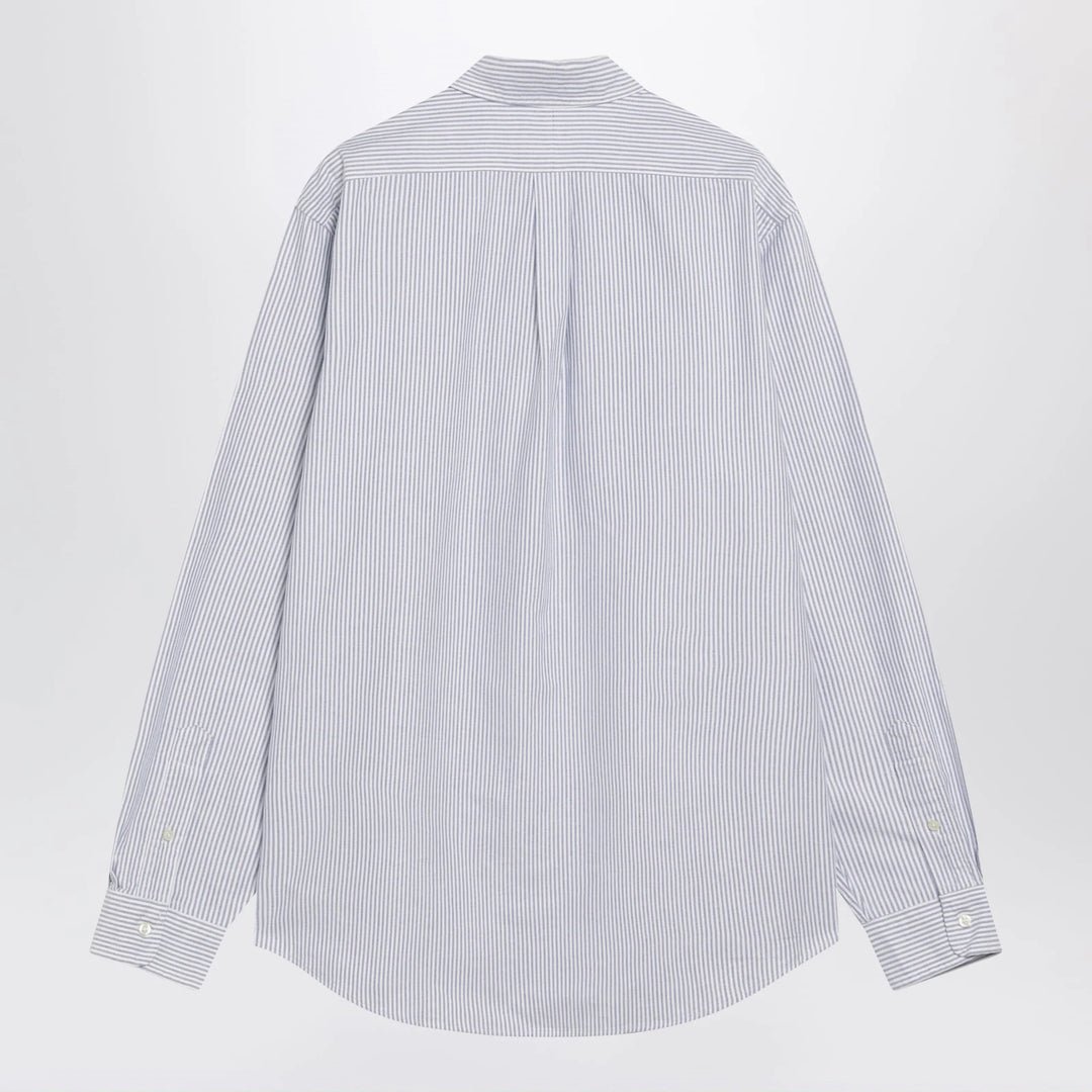 Polo Ralph Lauren - Light blue/white striped Oxford Custom-Fit shirt