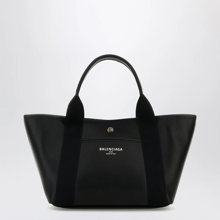 Balenciaga - Biarritz shopping bag in black leather