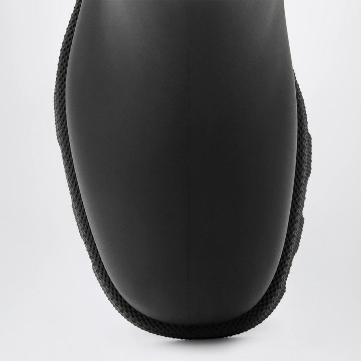 Burberry - Marsh Stamp rubber and nylon rain boots in black