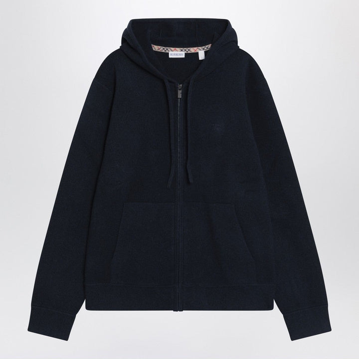 Knitwear Burberry Navy blue zip-up cardigan Brand