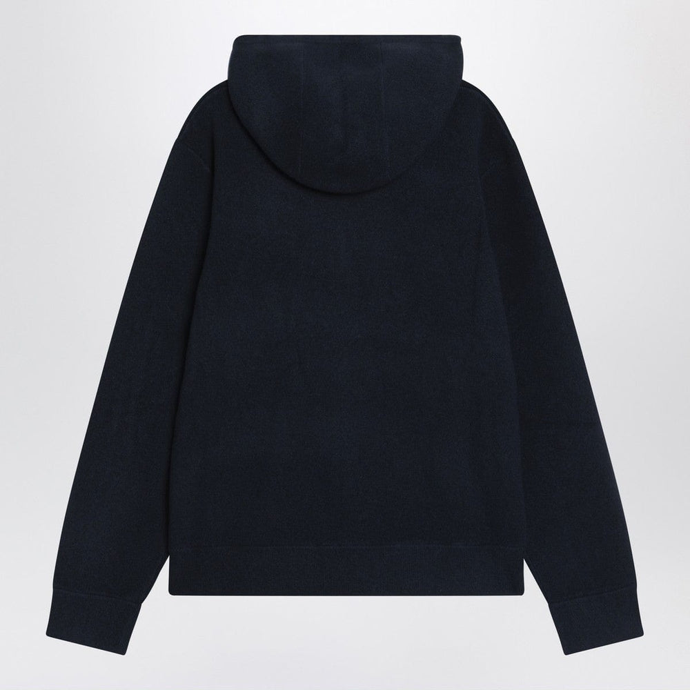 Knitwear Burberry Navy blue zip-up cardigan Brand