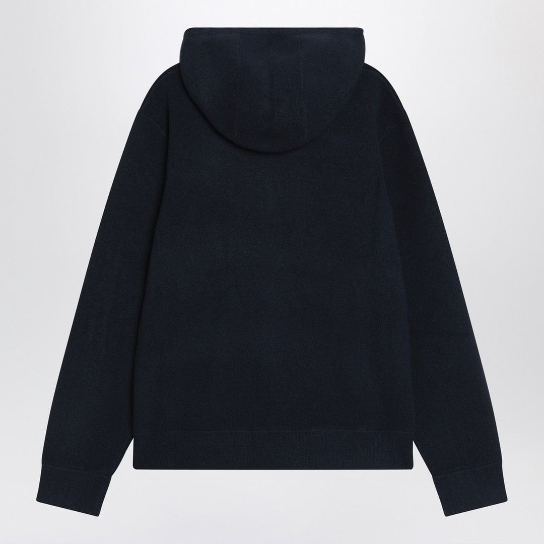 Knitwear Burberry Navy blue zip-up cardigan Brand
