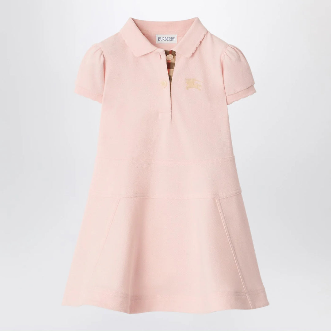 Burberry - Pink cotton polo-style dress