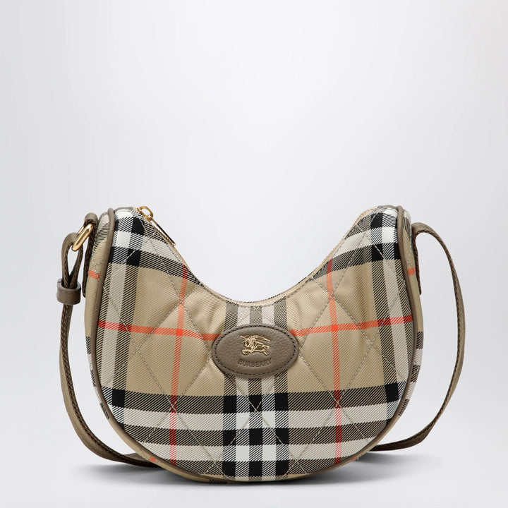 Burberry - Horseshoe quilted nylon crossbody bag