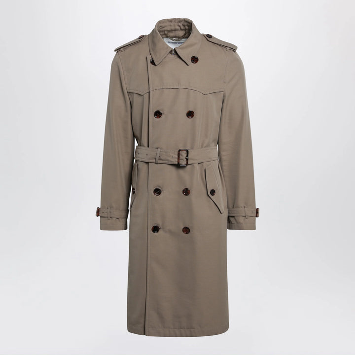 Burberry - Short Foxfield trench coat in cotton and silk