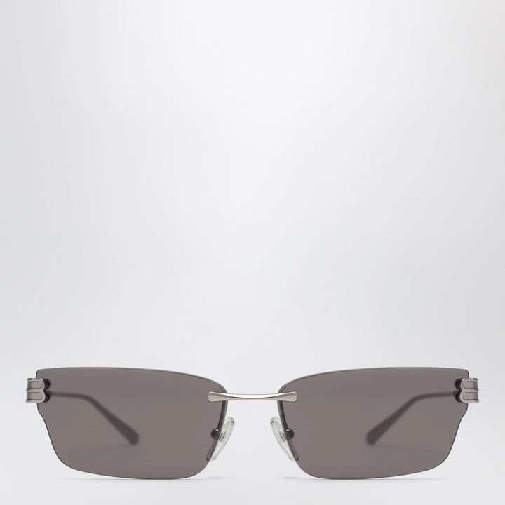 Balenciaga - Gossip rectangular Silver/Black sunglasses