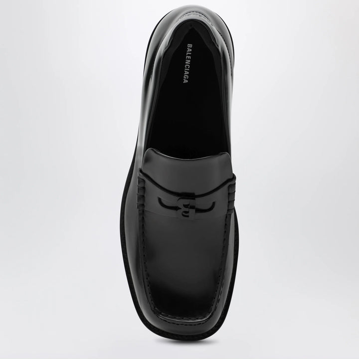 Balenciaga - Comfy loafers in shiny calfskin leather black