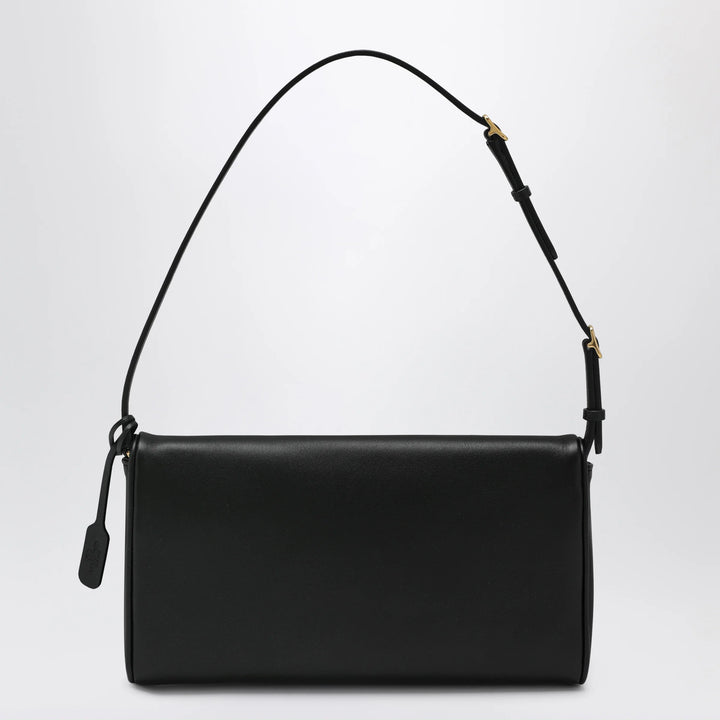 Valentino Garavani - Devain VLogo leather clutch shoulder bag in black
