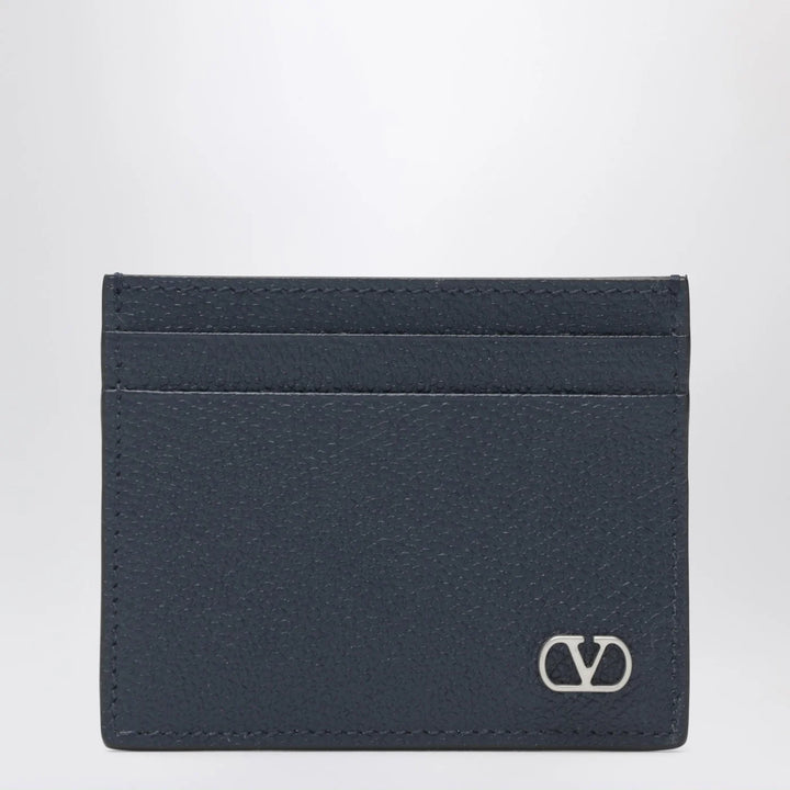 Valentino Garavani - Vlogo Signature blue card holder