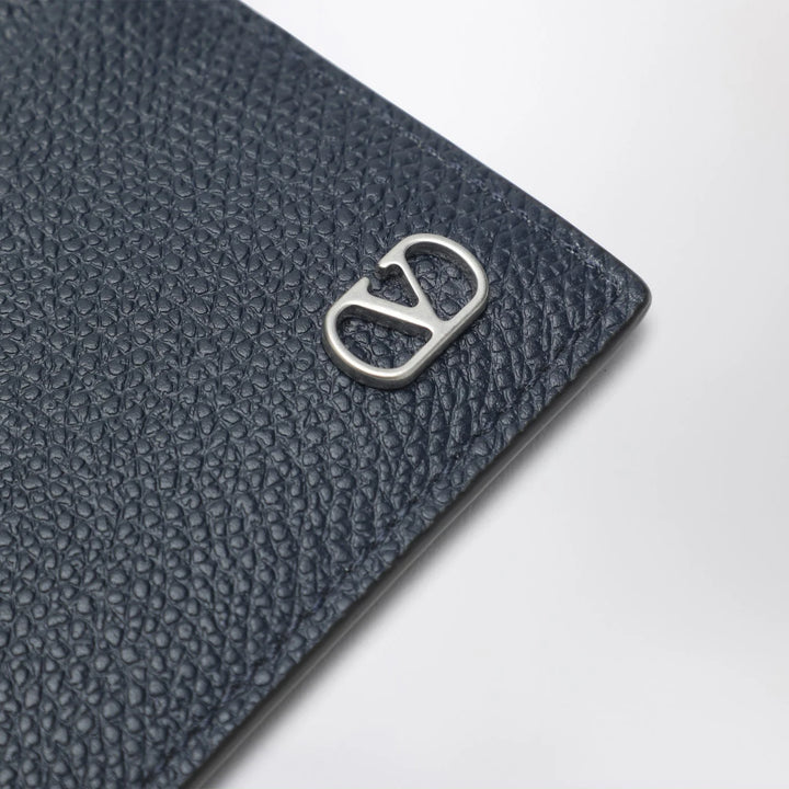 Valentino Garavani - Vlogo Signature blue card holder