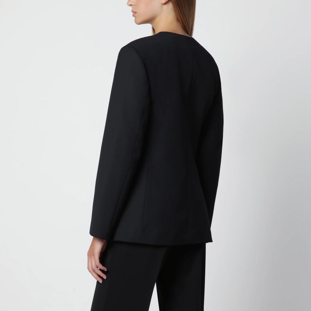 ANINE BING - Black Huda jacket in a wool blend