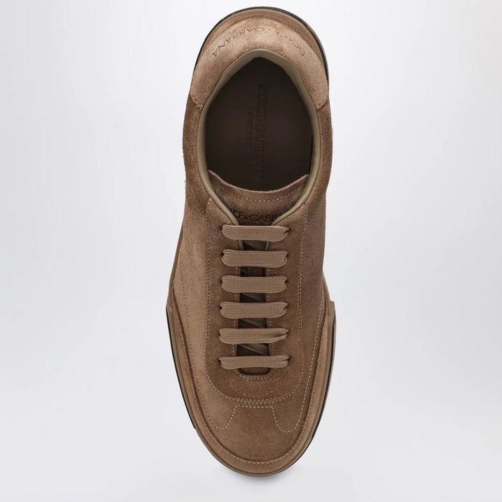 Dolce&amp;Gabbana - Portofino Light Sneakers in hazelnut suede