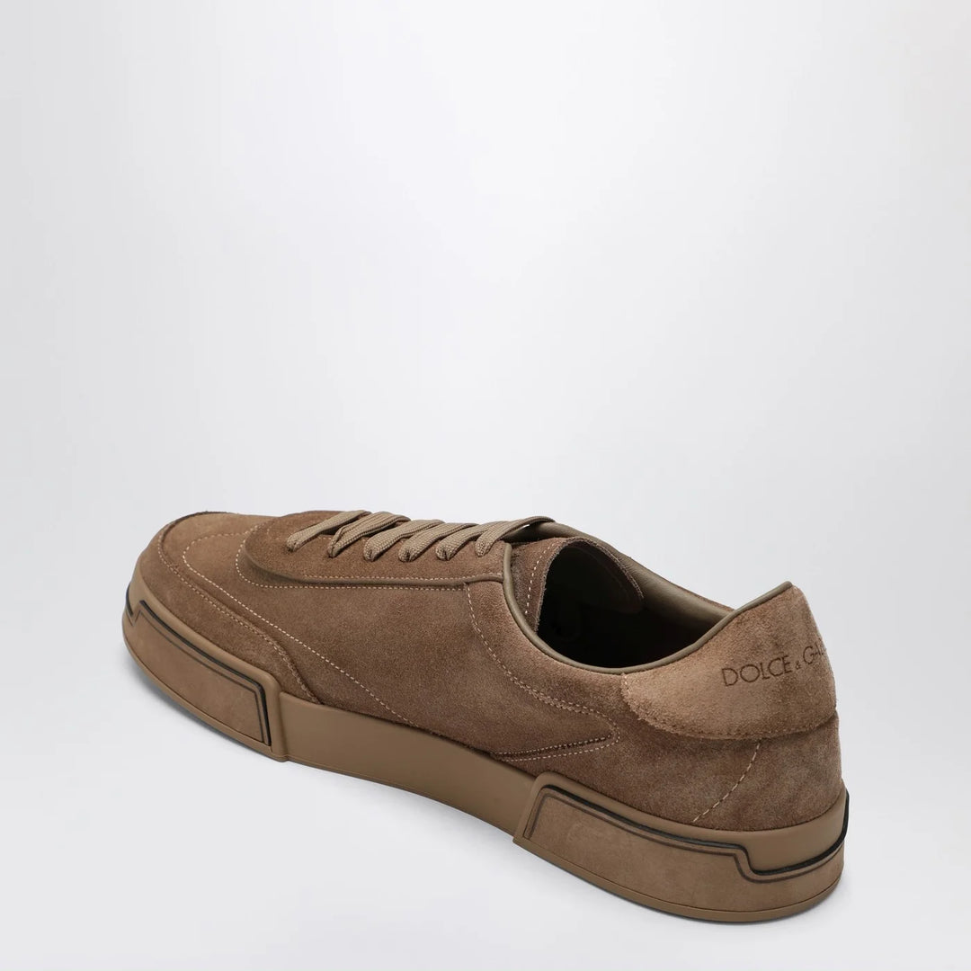 Dolce&amp;Gabbana - Portofino Light Sneakers in hazelnut suede