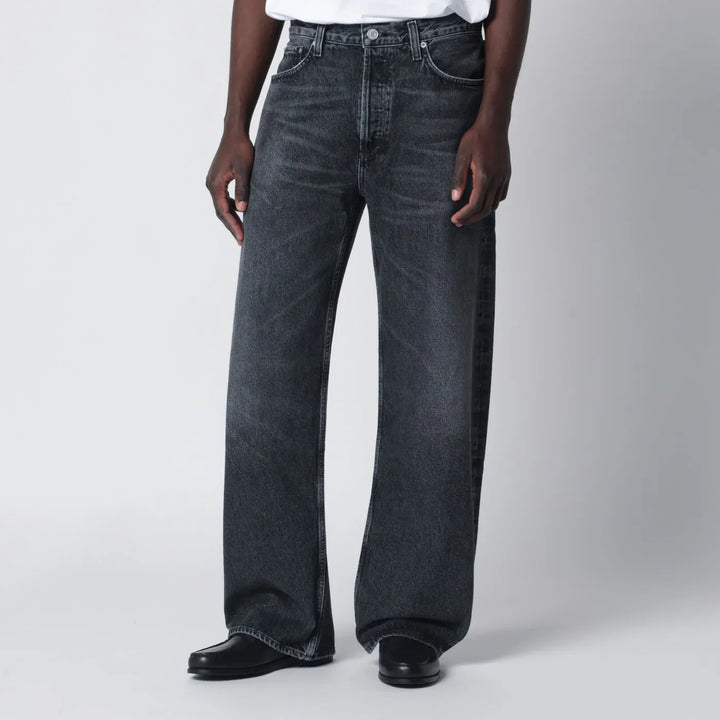 AGOLDE - Dark washed black Afton jeans