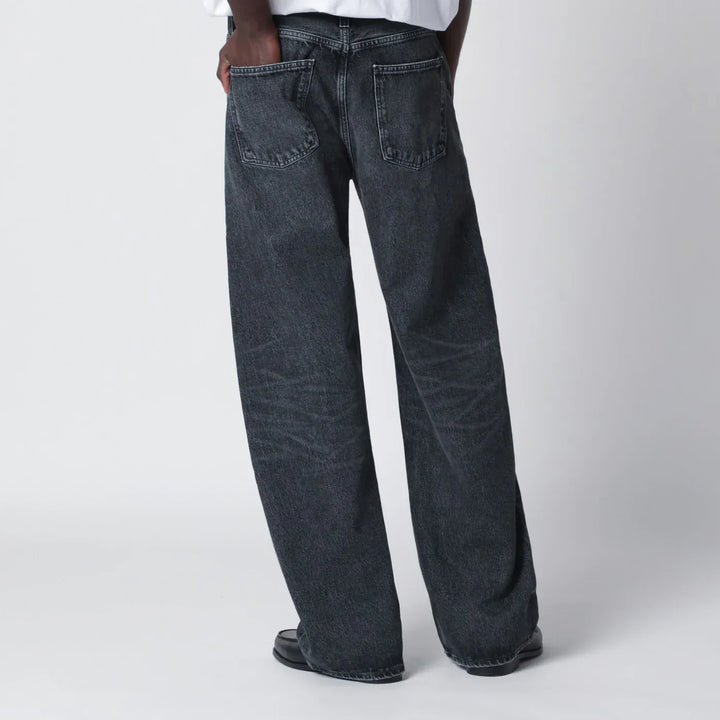 AGOLDE - Dark washed black Afton jeans