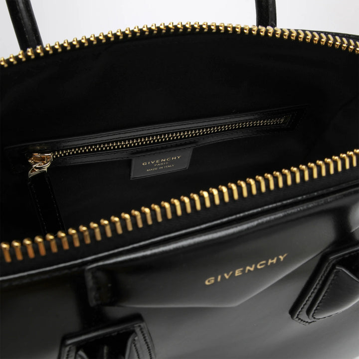 Givenchy - Small Black Antigona Bag In Leather