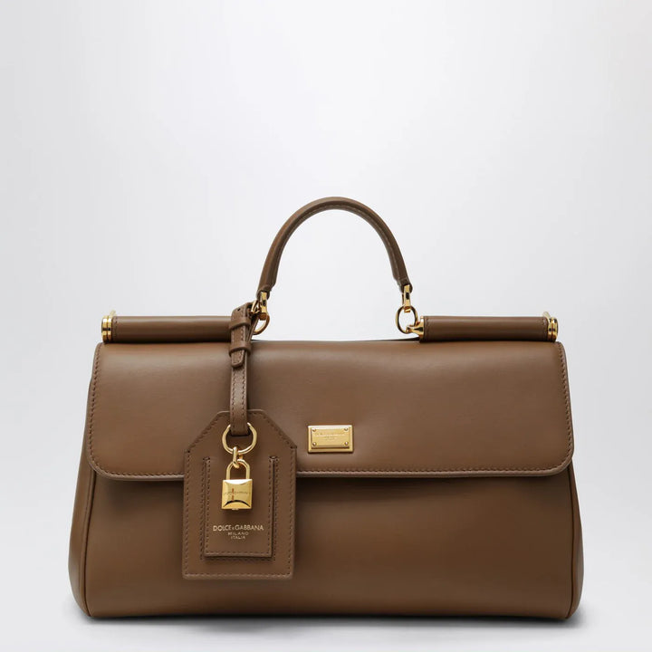 Dolce&amp;Gabbana - My Sicily top handle bag in caramel leather Brand Shirts &amp; Tops U