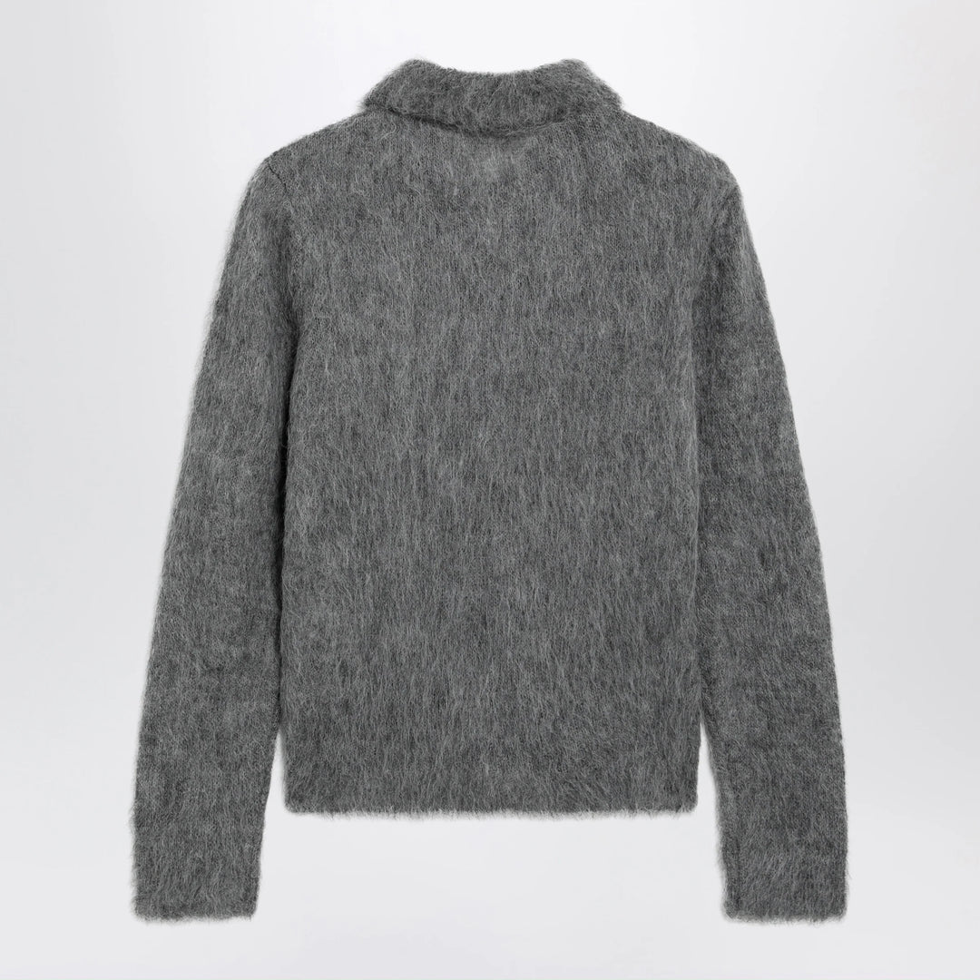 Chloé - Smoke grey alpaca-blend cardigan