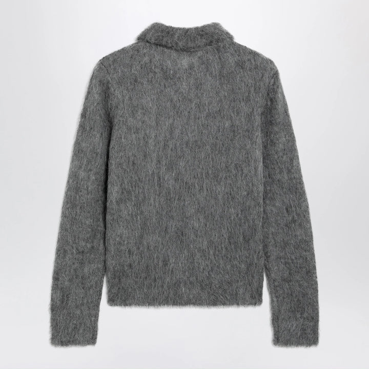 Chloé - Smoke grey alpaca-blend cardigan