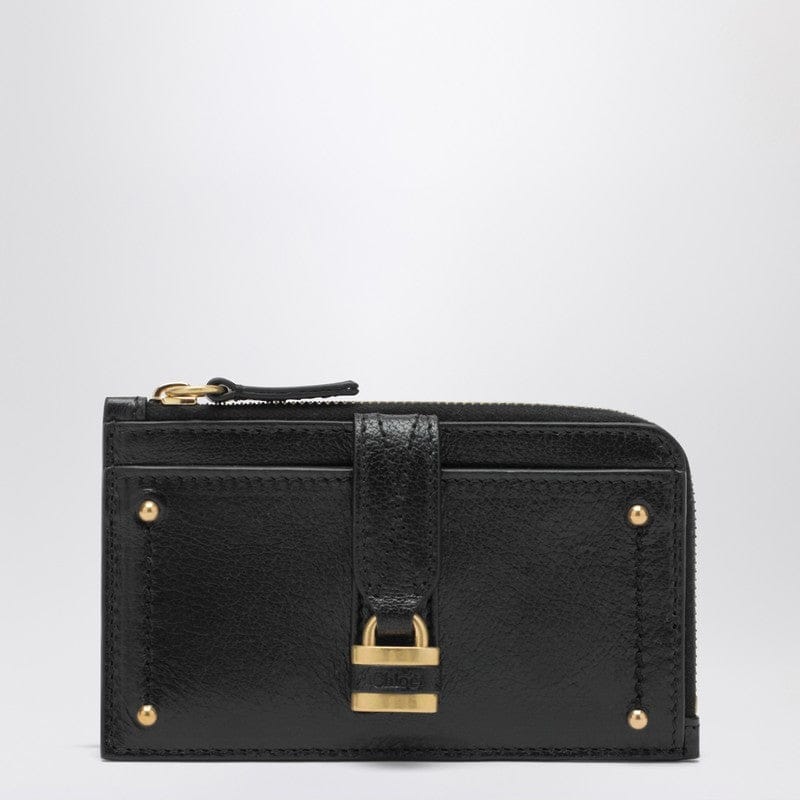 Wallets & Money Clips Chloé - Small black Paddington coin purse with card slots - One size Brand