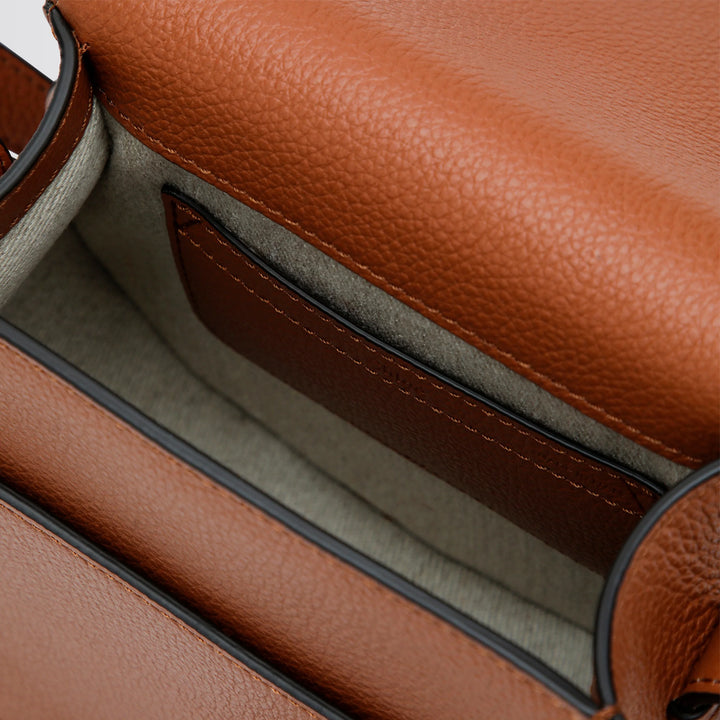 Chloé - Marcie small leather saddle bag