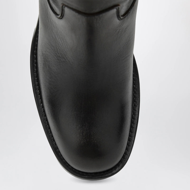 Chloé - Dakota knee-high biker boots in black leather