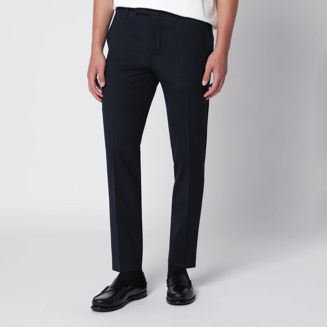 PT Torino - Dieci trousers in blue wool blend