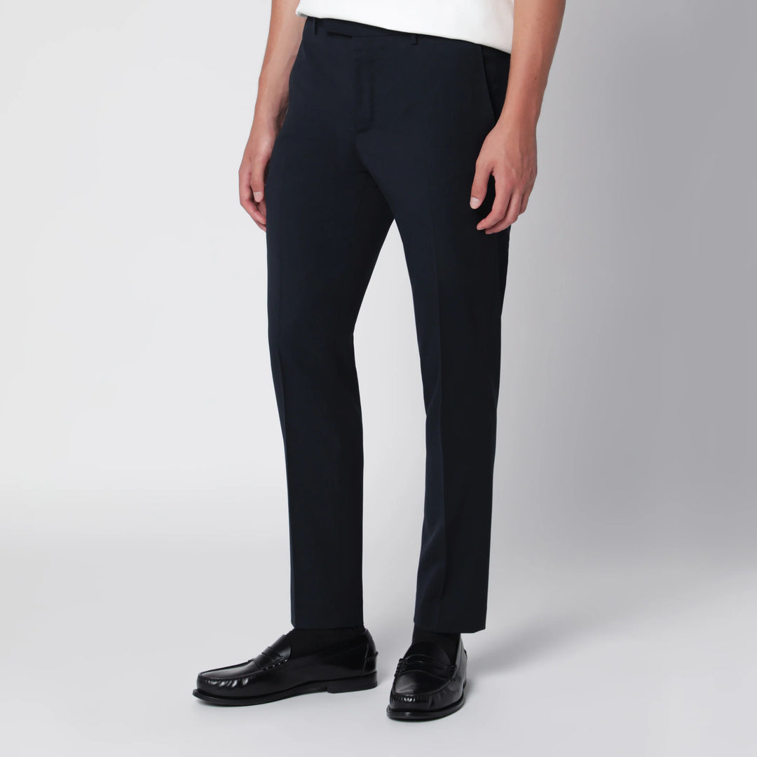 PT Torino - Dieci trousers in blue wool blend