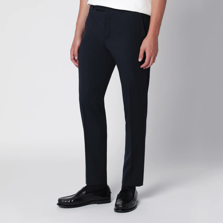 PT Torino - Dieci trousers in blue wool blend