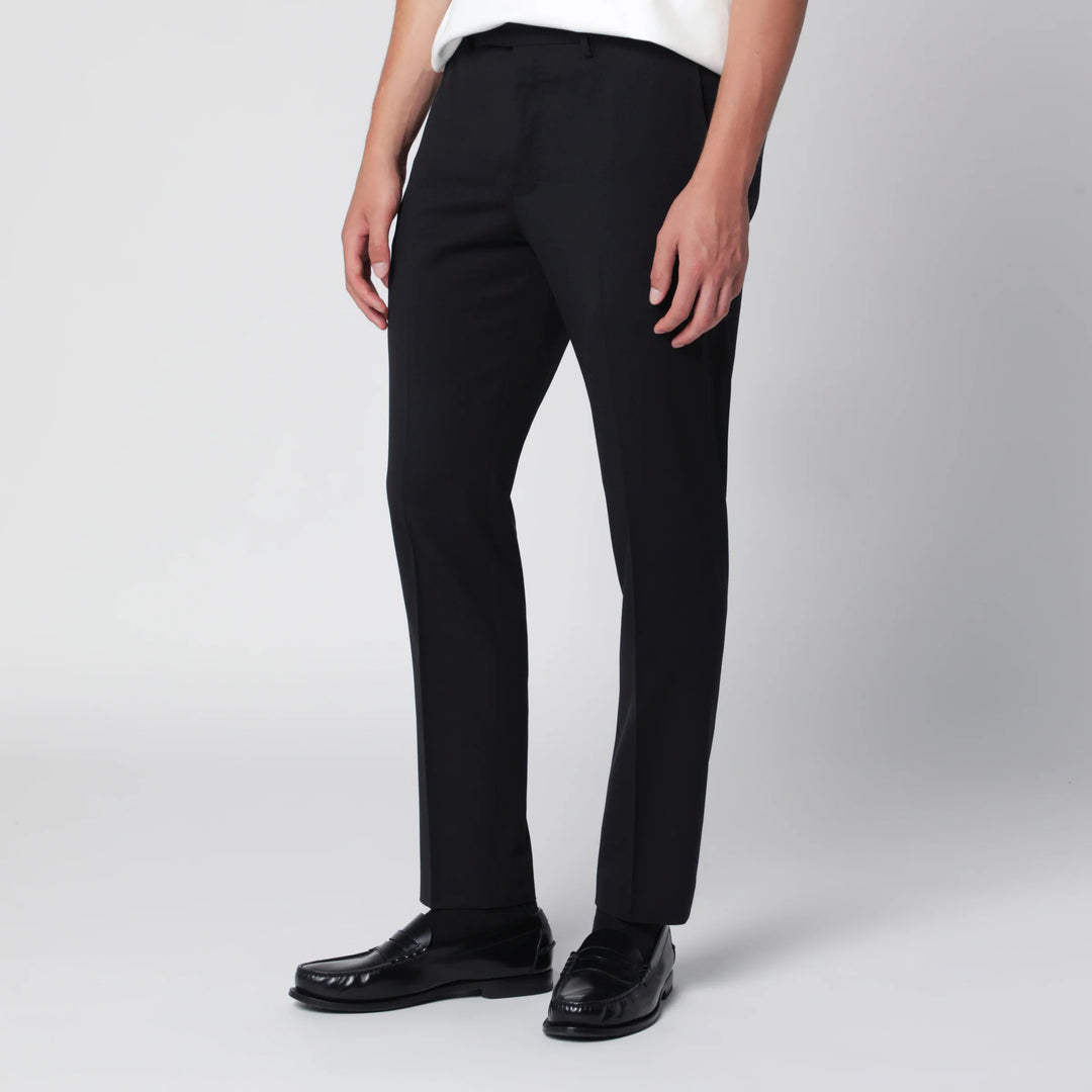 PT Torino - Dieci trousers in black wool blend