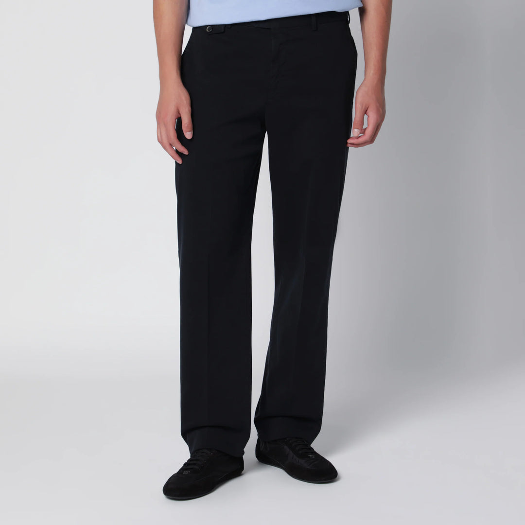 PT Torino - Navy Cotton Trousers