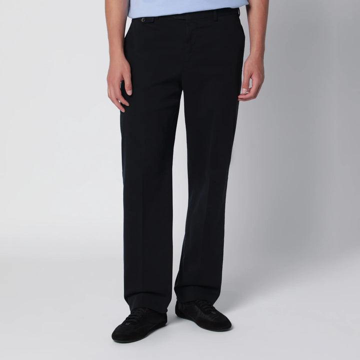 PT Torino - Navy Cotton Trousers